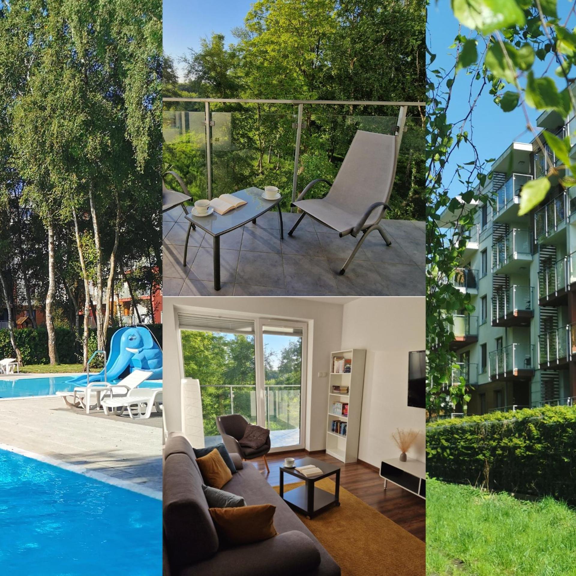 Zachodnia Polanka - Apartament Z Sauna I Silownia Kołobrzeg Esterno foto